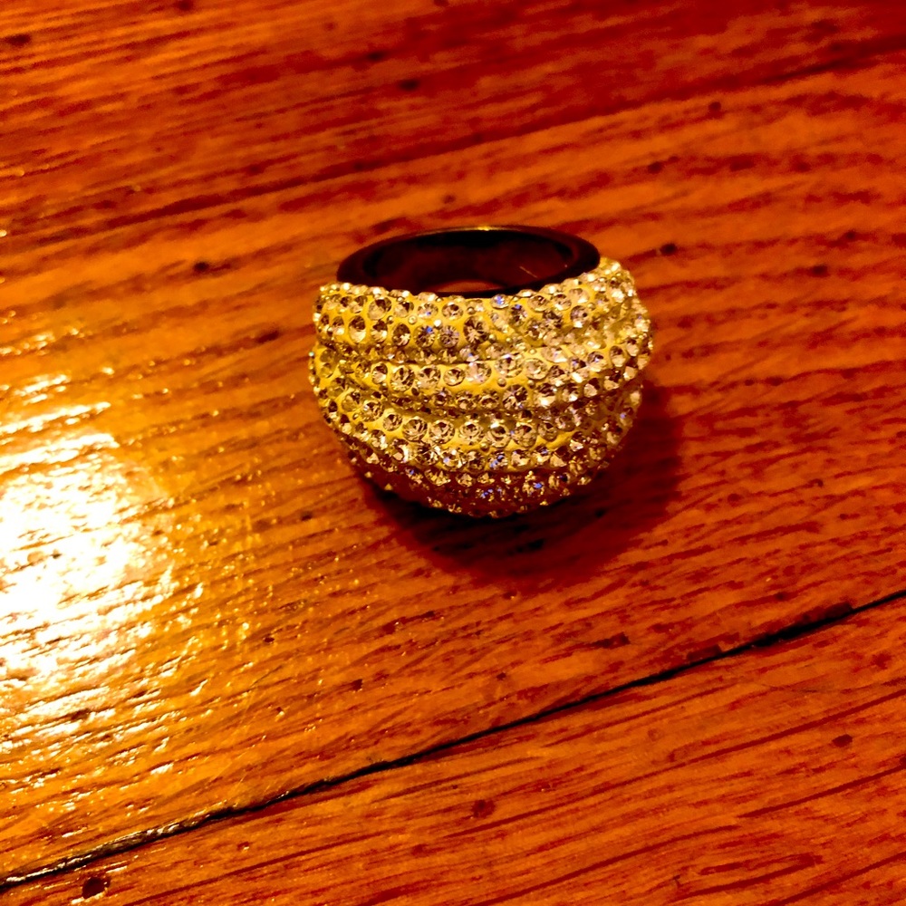Dramatic Swarovski ring